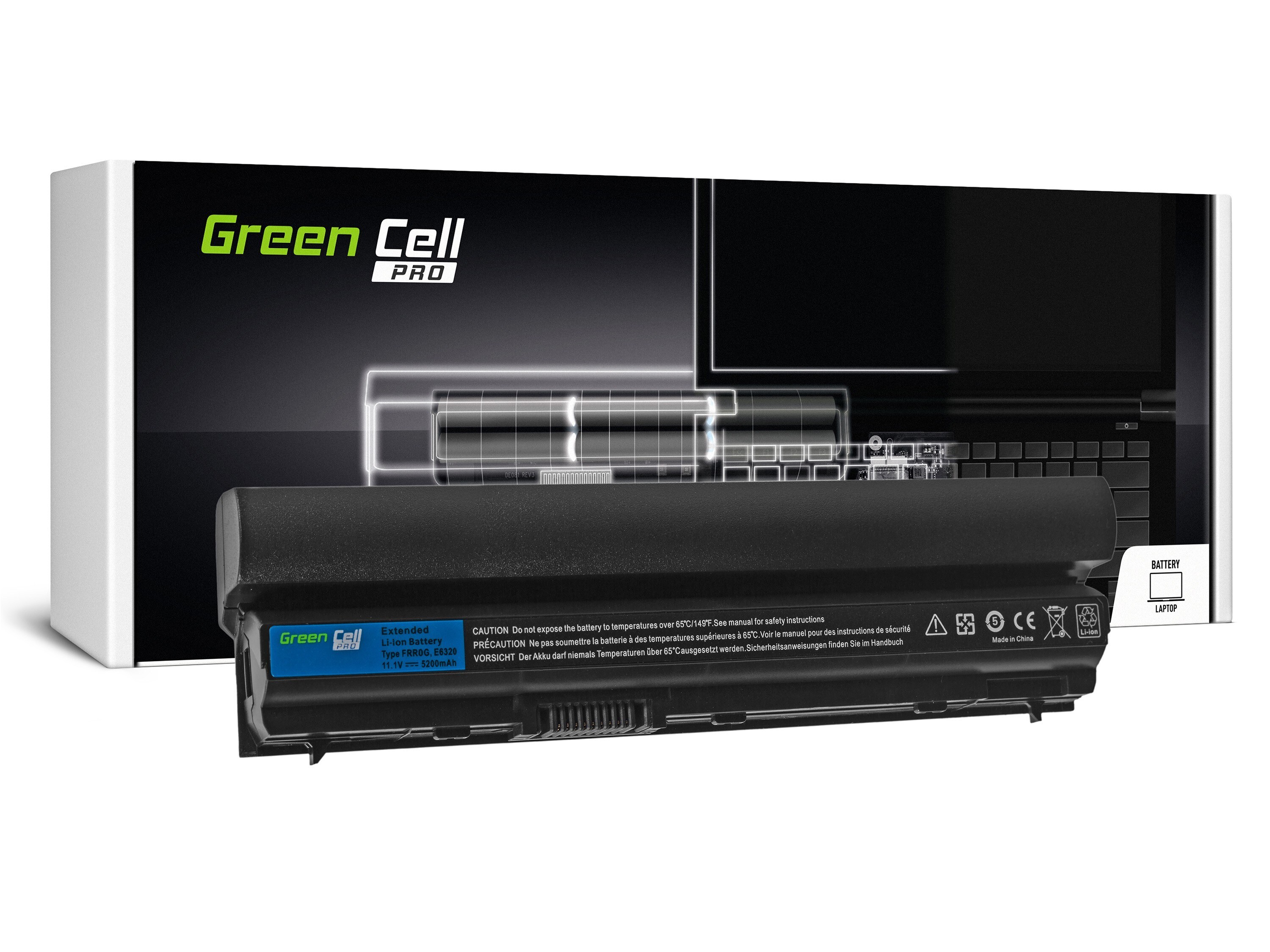 Green Cell PRO laptop batteri til Dell Latitude E6220 E6230 E6320 E6320
