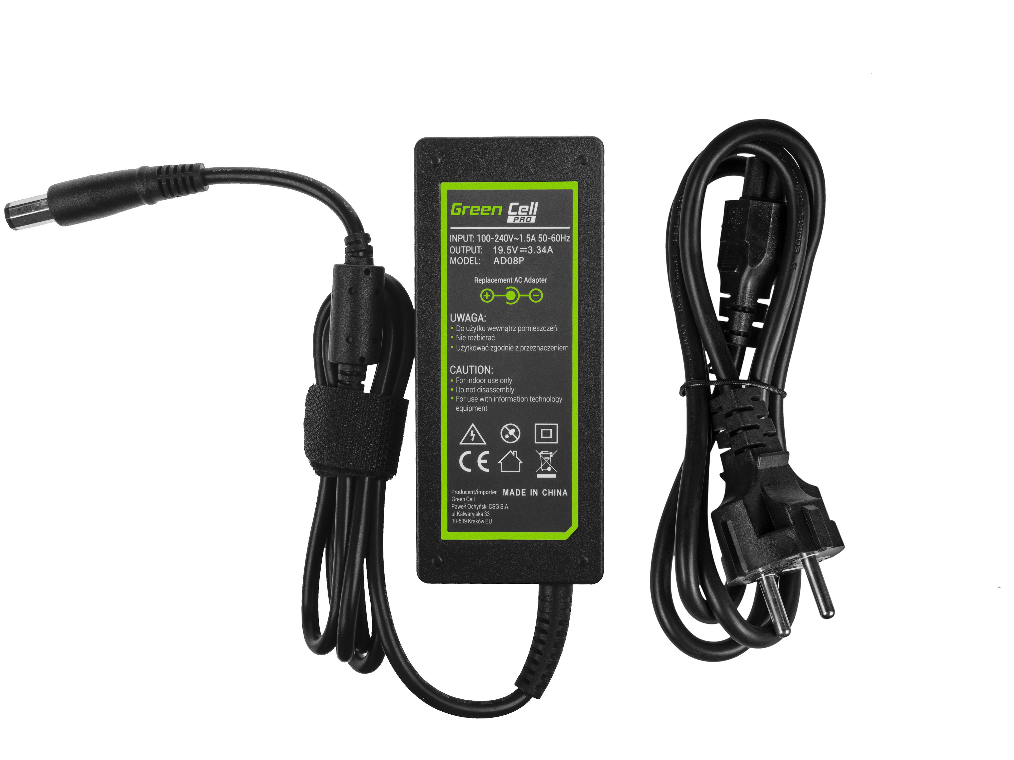 Green Cell lader / AC Adapter til AC Adapter Dell Inspiron 1546 1545 1557 XPS M1330