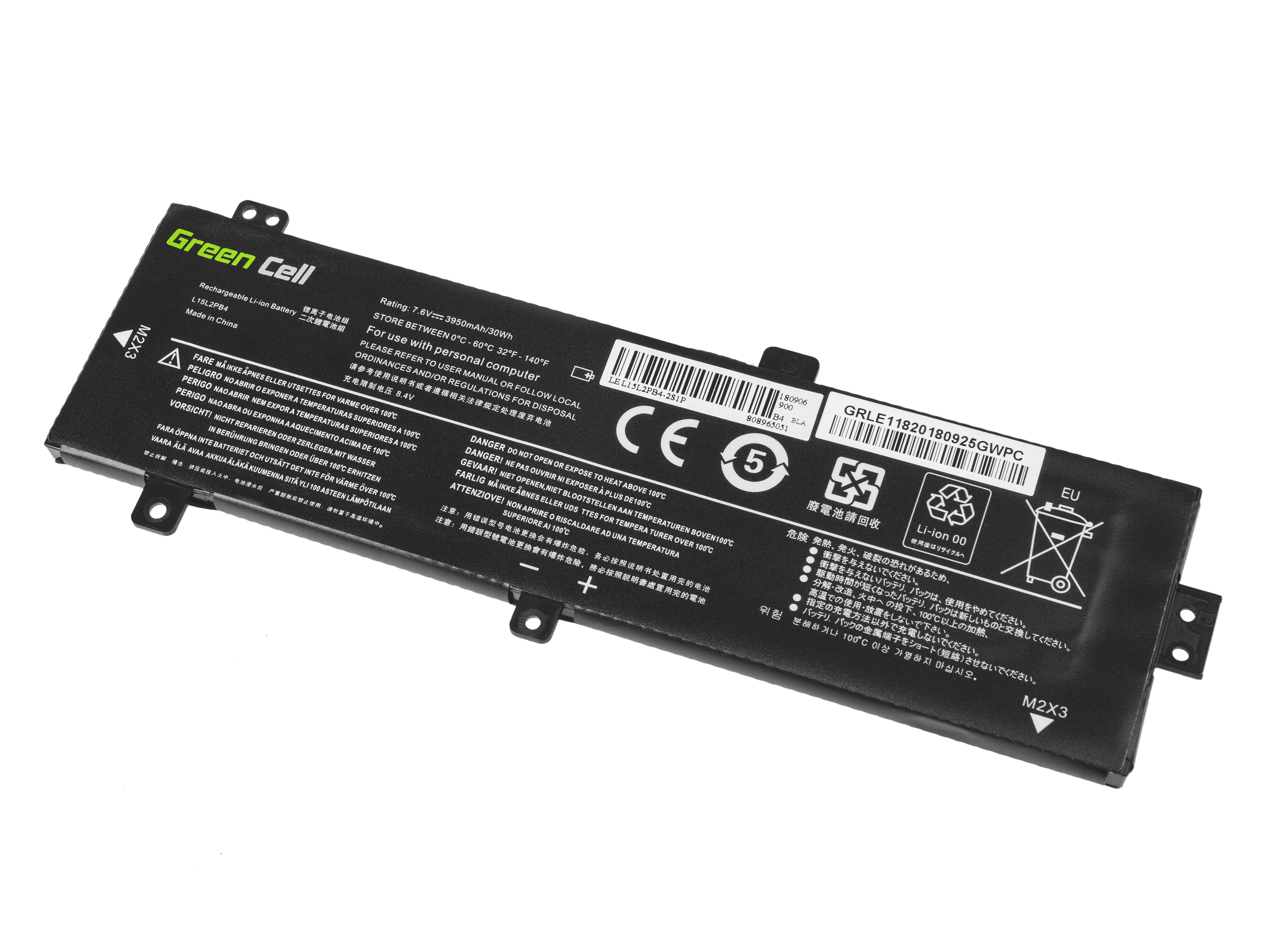 Green Cell laptop batteri til Lenovo V310 V310-14  / 3500 mAh 7.6 V