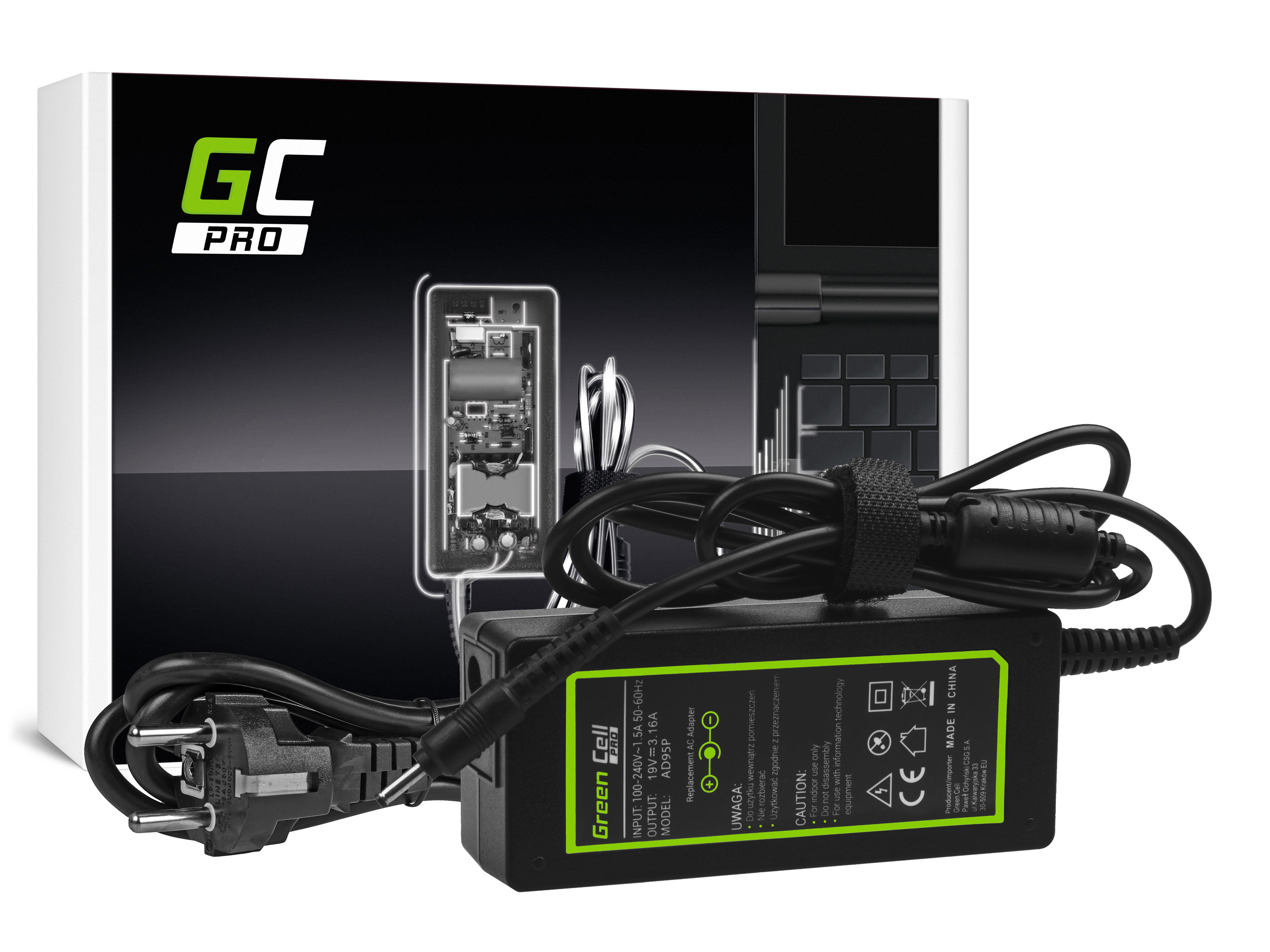Green Cell PRO lader / AC Adapter til Samsung NP730U3E ATIV Book 5