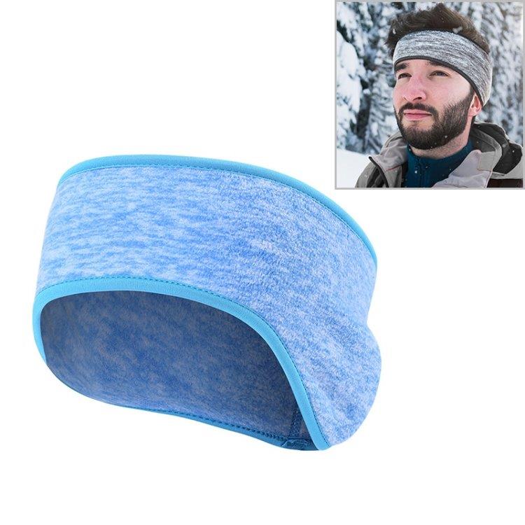 Hodebånd / Pannebånd med ørevarmere - Blå