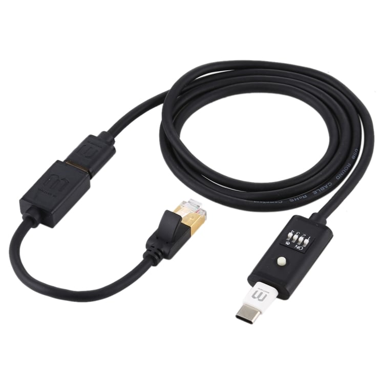 Multifunksjonell Boot-Kabel USB/RJ45/MicroUSB/USB Type-C