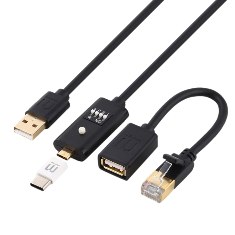 Multifunksjonell Boot-Kabel USB/RJ45/MicroUSB/USB Type-C