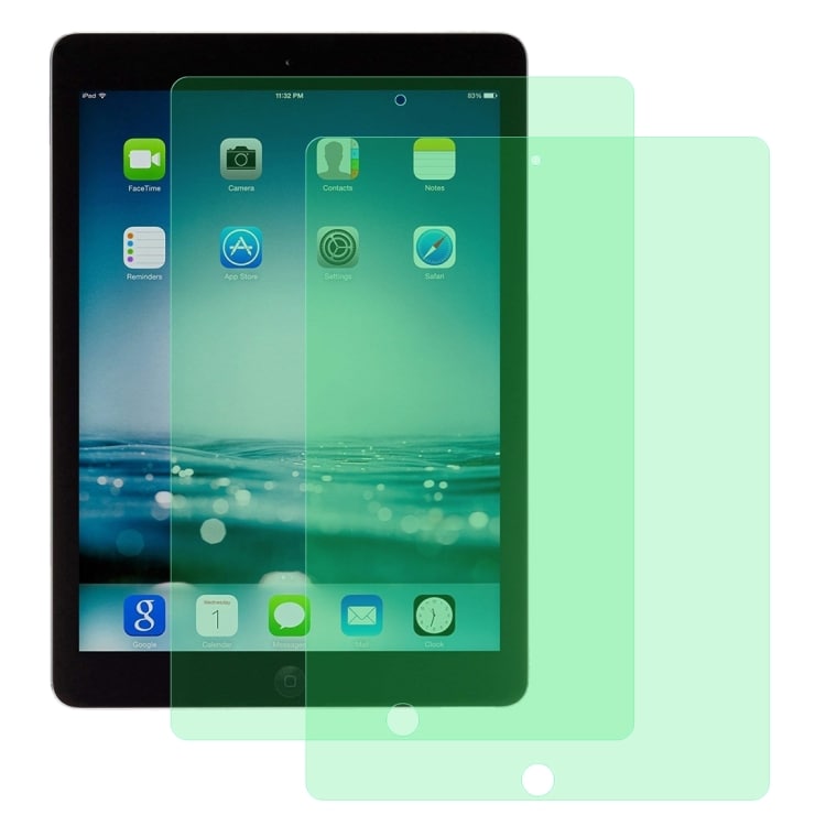 2-pk Temperert skjermbeskyttelse med blålysfilter til iPad 9.7 (2018)