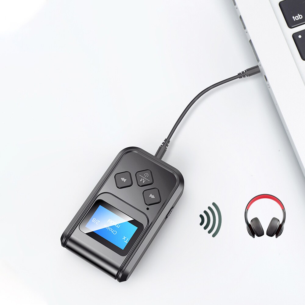 Bluetooth 5.0 Sender/Mottaker med 3,5mm