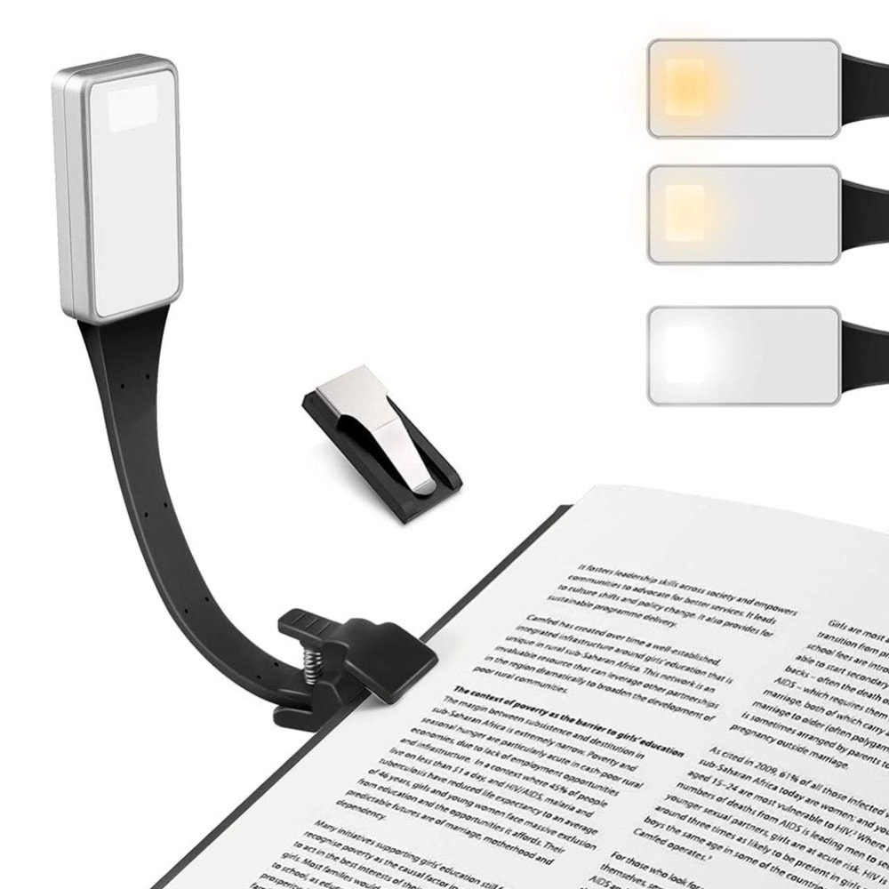 LED Leselampe med bokklype