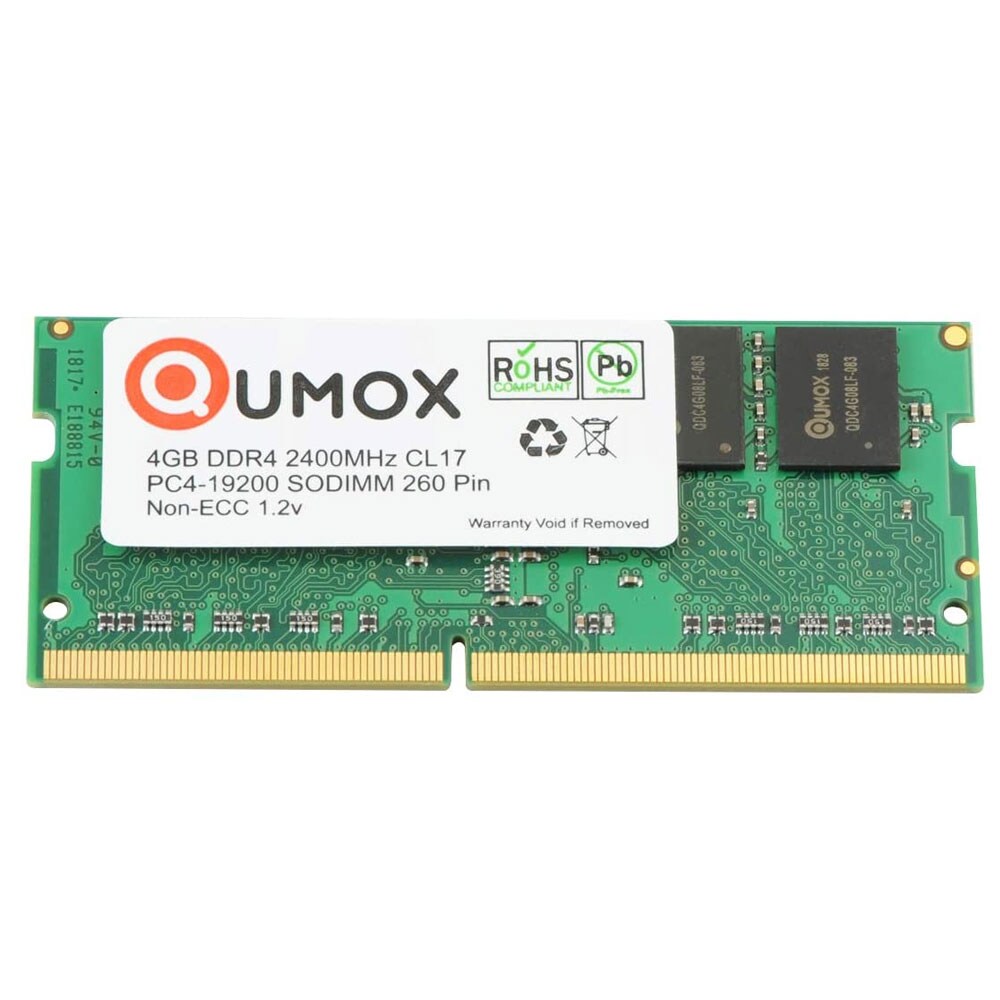 Qumox 4GB SODIMM DDR4 2400MHz PC4-19200 CL17