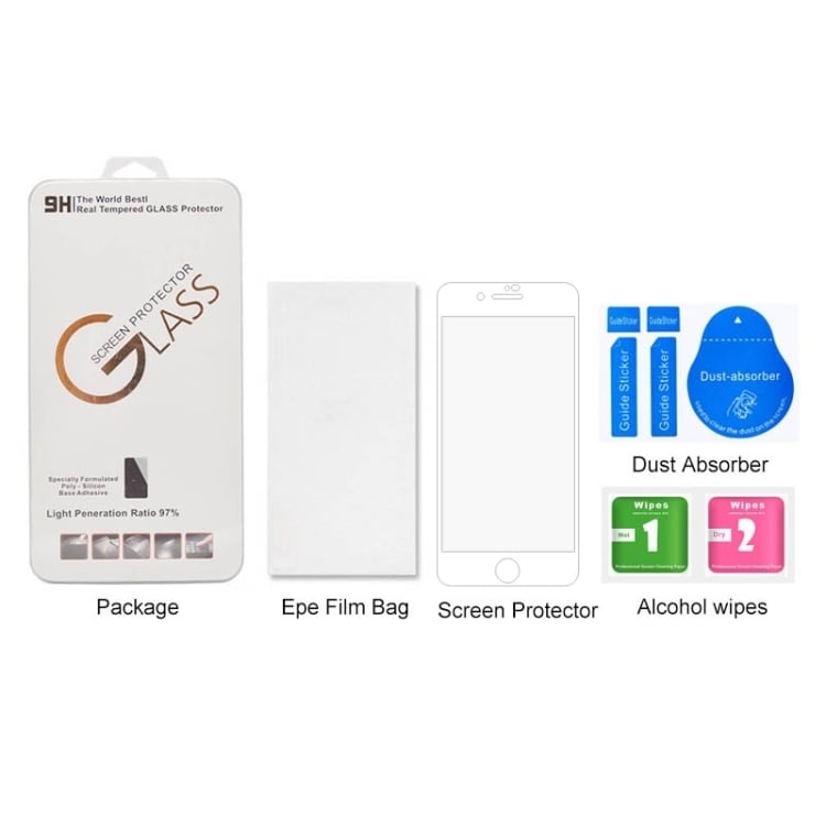 Temperert skjermbeskyttelse med aluminiumkanter til iPhone SE 2020