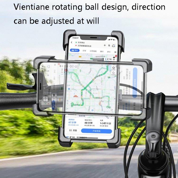 Roterbar mobilholder til sykkelstyret