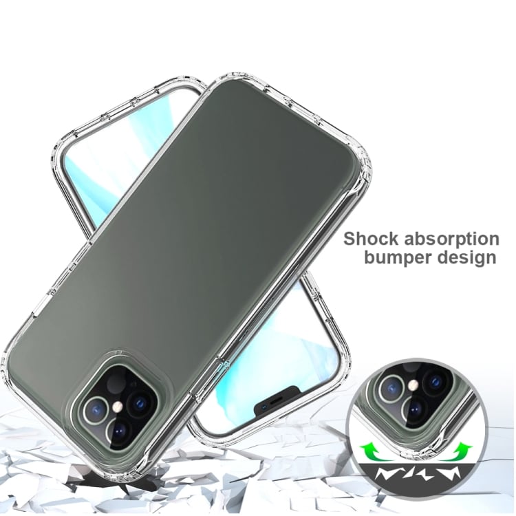 Transparent silikonbeskyttelse til iPhone 12 Pro Max