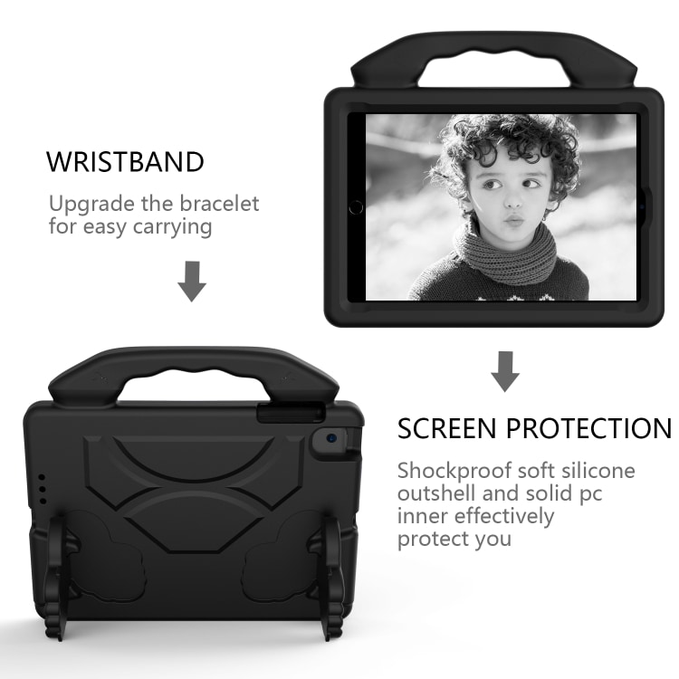 Beskyttende deksel med håndtak til iPad Mini 5/4/3/2/1 - Svart