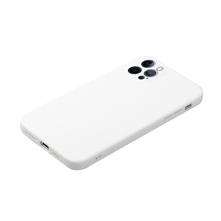 Stilren mobilbeskyttelse til iPhone 12 Pro Max  - Hvit