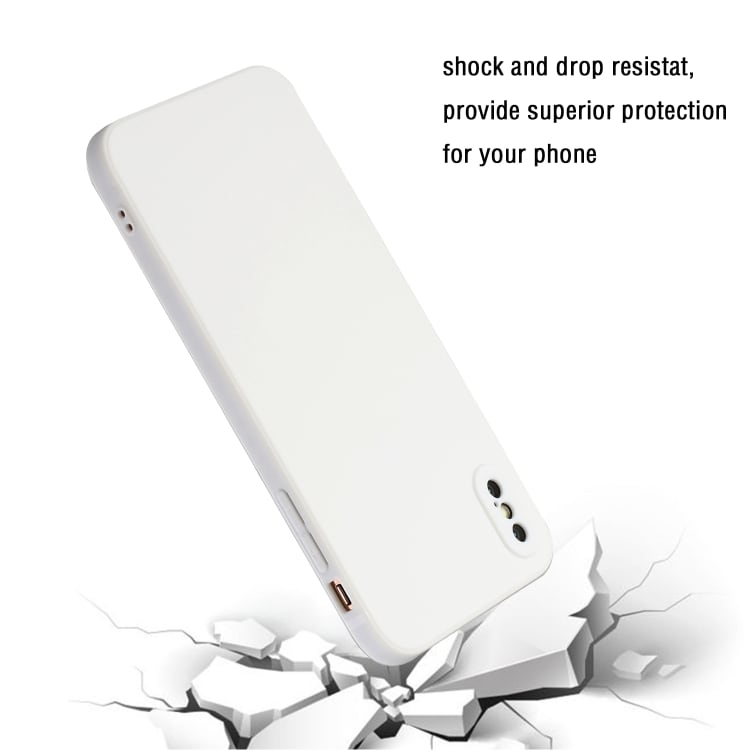Stilren mobilbeskyttelse til iPhone XS / X - Hvit