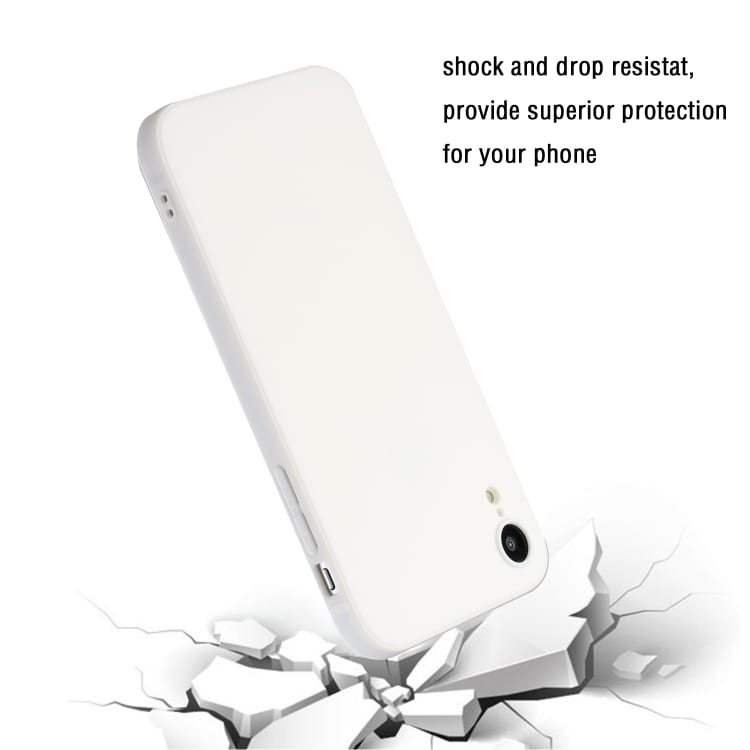 Stilren mobilbeskyttelse til iPhone XR - Hvit