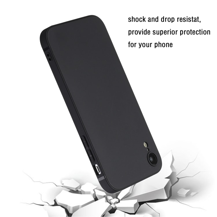 Stilren mobilbeskyttelse til iPhone XR - Svart