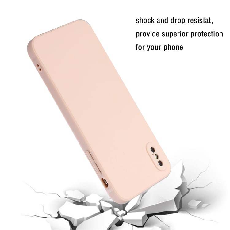 Stilren mobilbeskyttelse til iPhone XS / X - Rosa