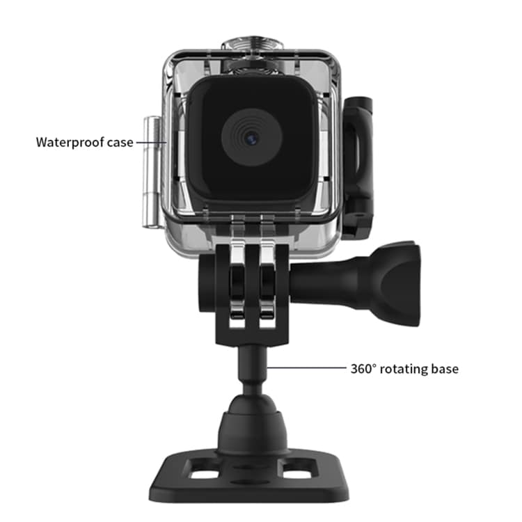 1080P Minikamera med vanntett beskyttelse og nightvision