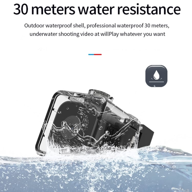 1080P Minikamera med vanntett beskyttelse og nightvision