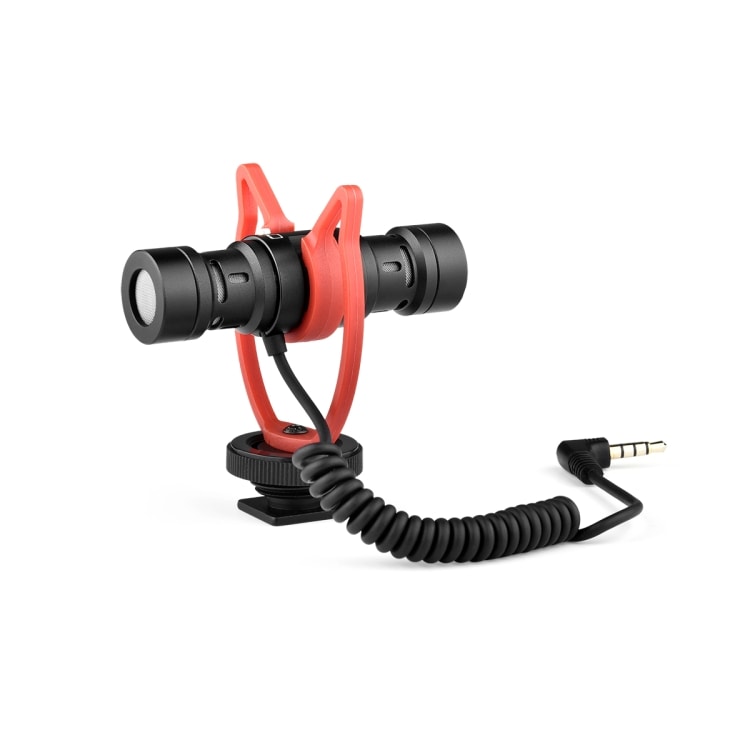 Toveis-mikrofon med AUX-kabel for intervjuer