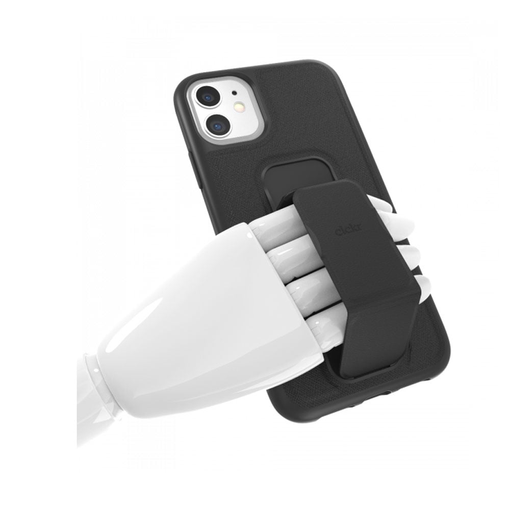Clckr GripCase mobildeksel til iPhone 11 - Svart