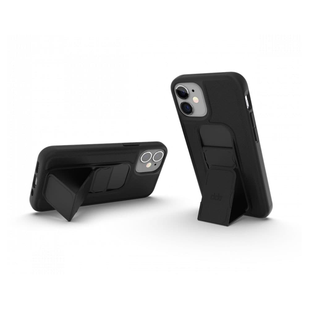 Clckr GripCase mobildeksel til iPhone 12 mini - Svart