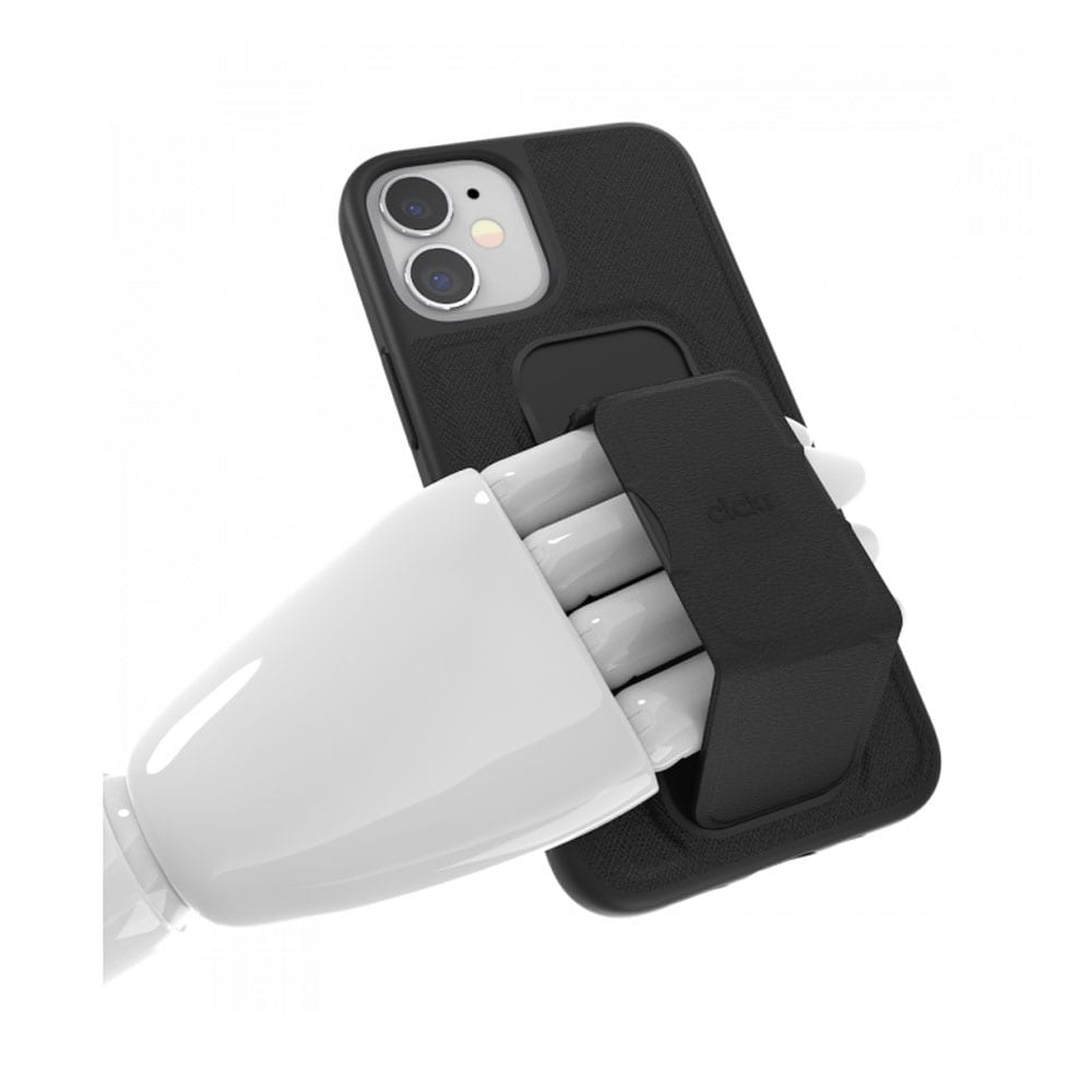 Clckr GripCase mobildeksel til iPhone 12 mini - Svart