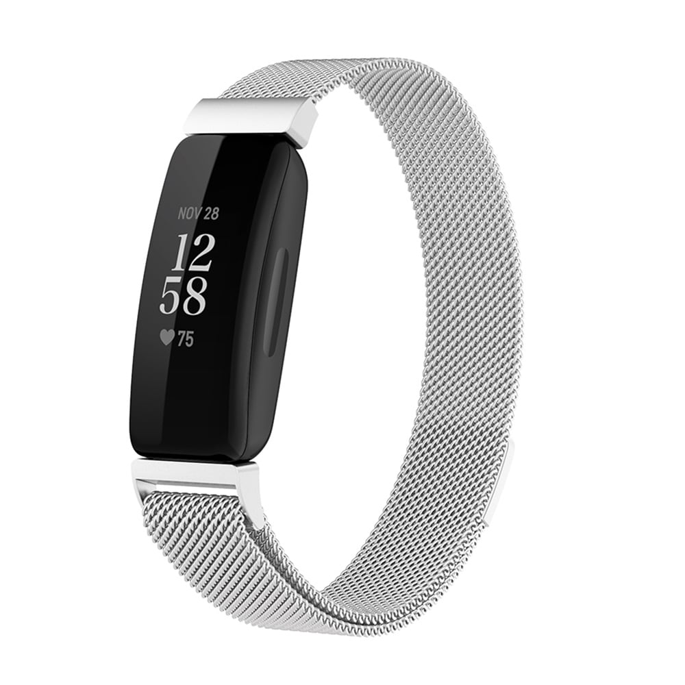 Armband Meshbånd Fitbit Inspire 2 Silver - Small