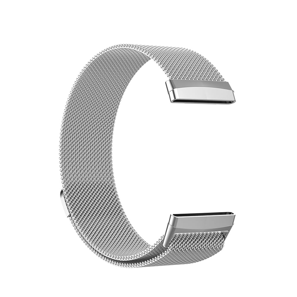 Armbånd Meshbånd Fitbit Versa 3 / Sense Silver - Small