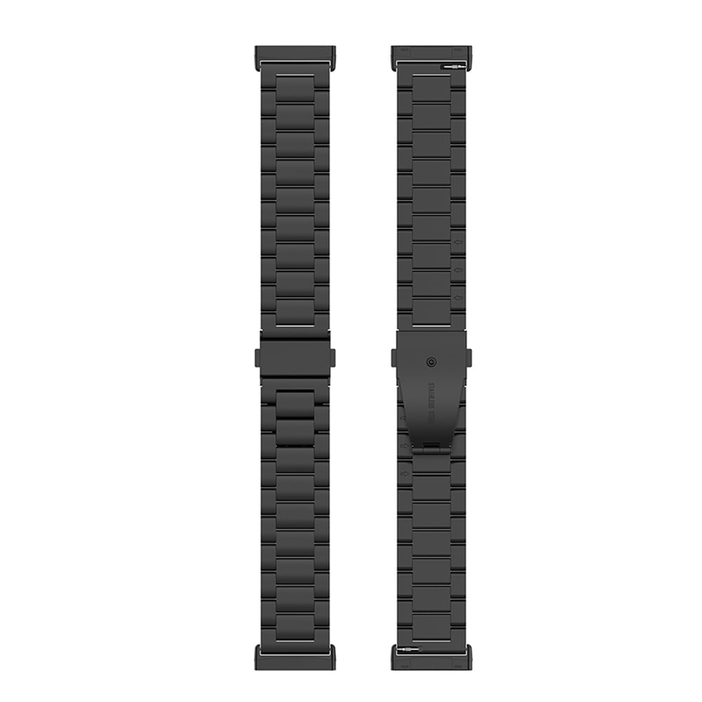 Armbånd i metall Fitbit Versa 3 / Sense Svart