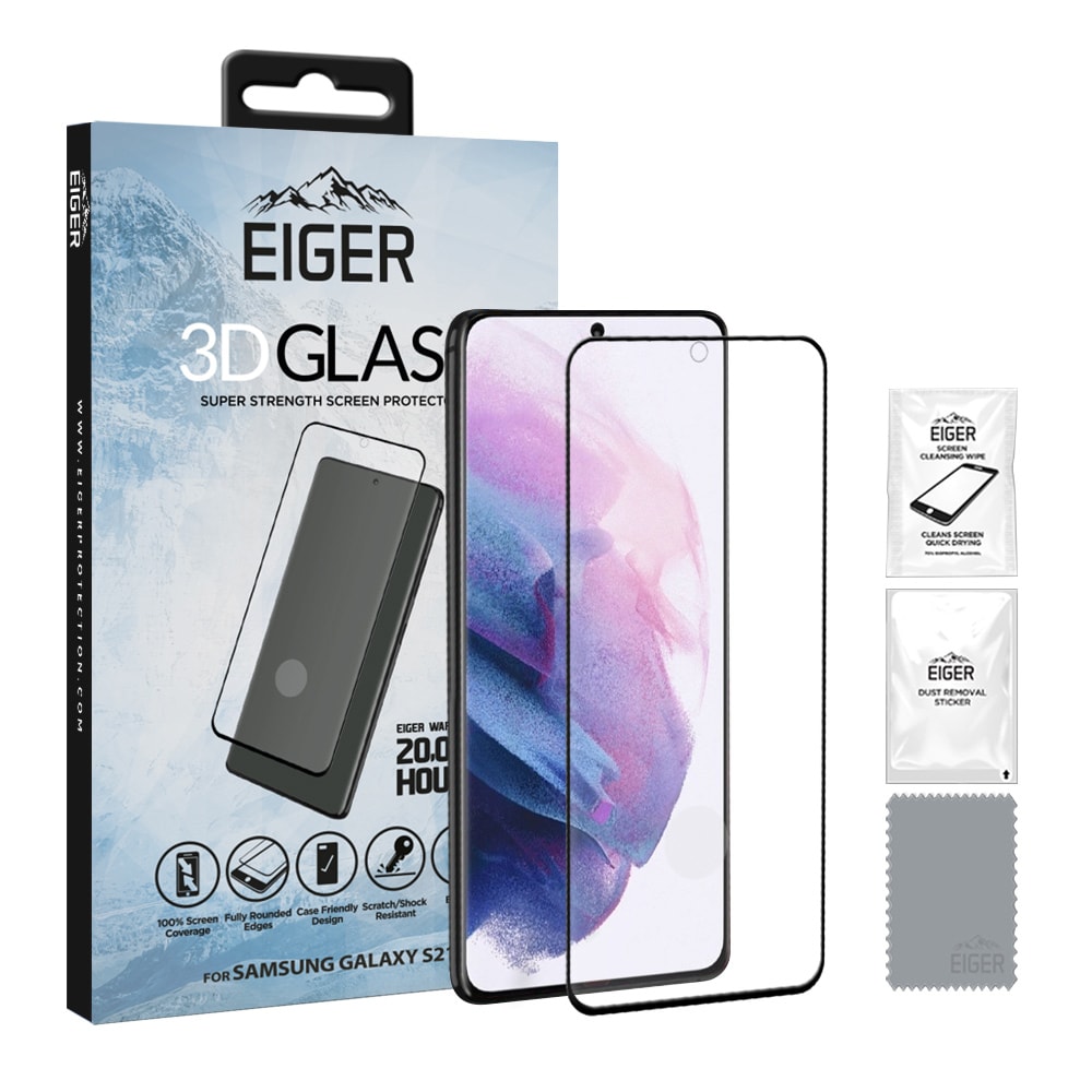 Eiger 3D Glass Skjermbeskyttelse Samsung Galaxy S21