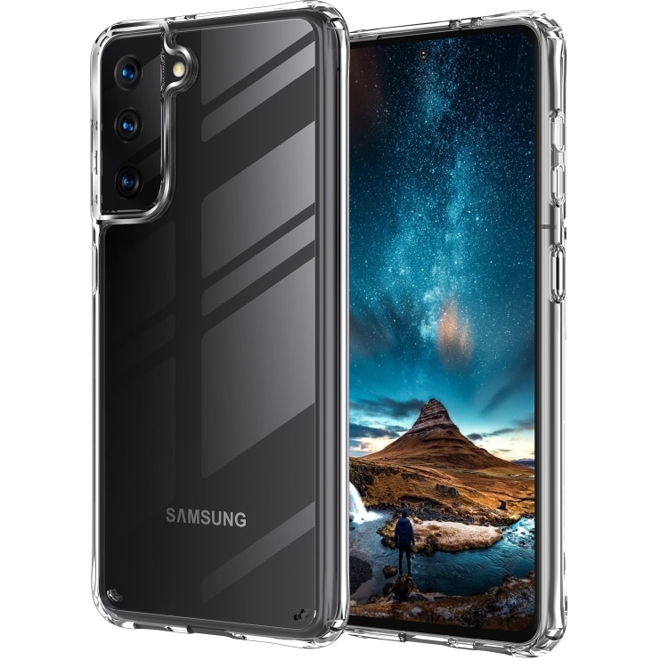 Gjennomsiktig slagresistent deksel til Samsung Galaxy S21+ 5G