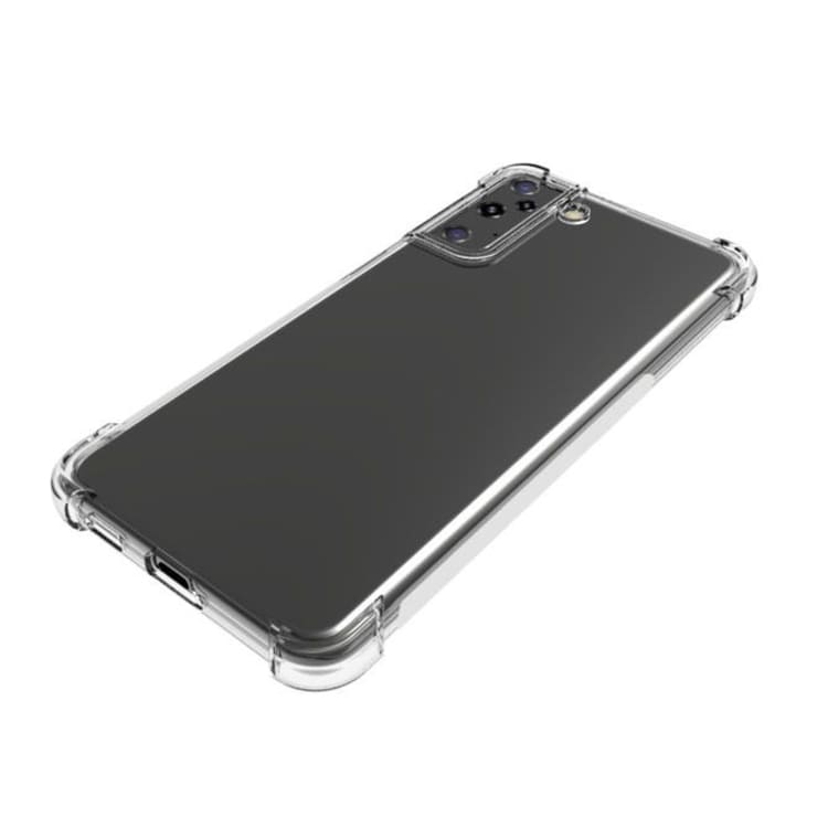 Gjennomsiktig deksel med harde kanter til Samsung Galaxy S21+ 5G