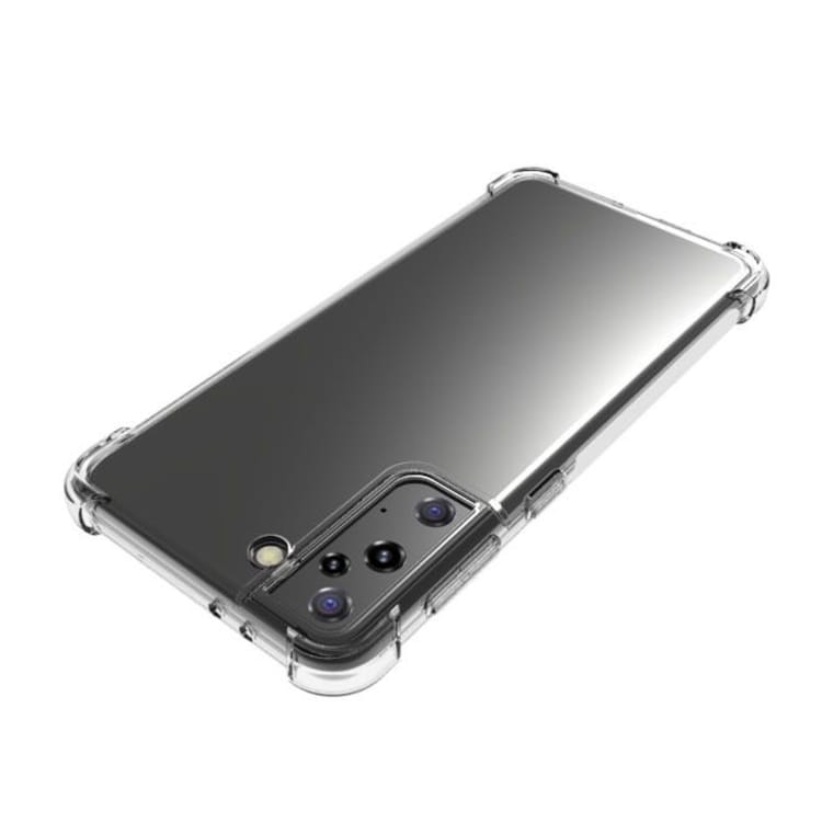 Gjennomsiktig deksel med harde kanter til Samsung Galaxy S21+ 5G