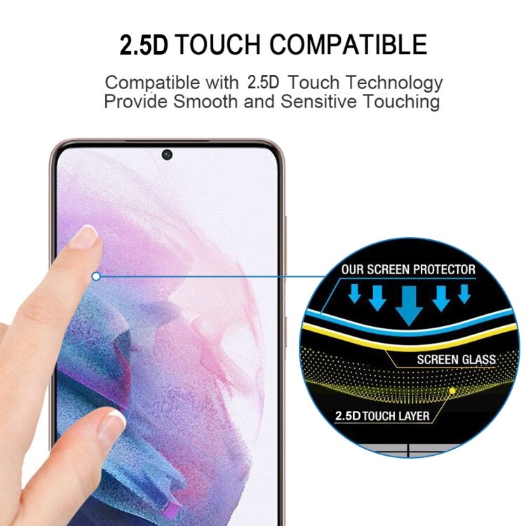 Curved Temperert skjermbeskyttelse til Samsung Galaxy S21+