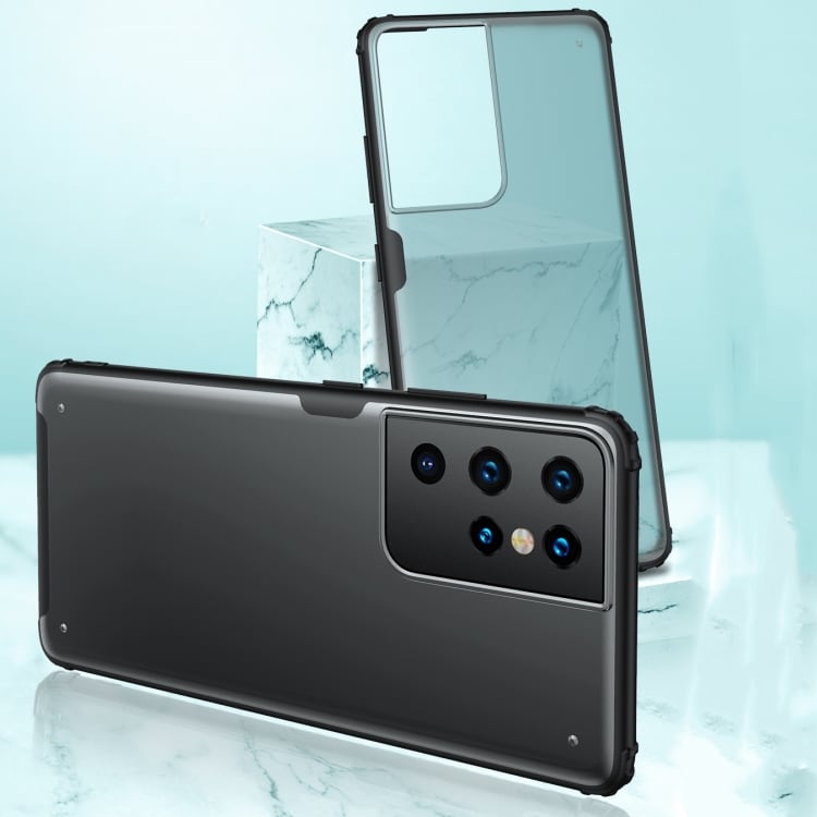 Stilrent semi-transparent deksel til Samsung Galaxy S21 Ultra 5G