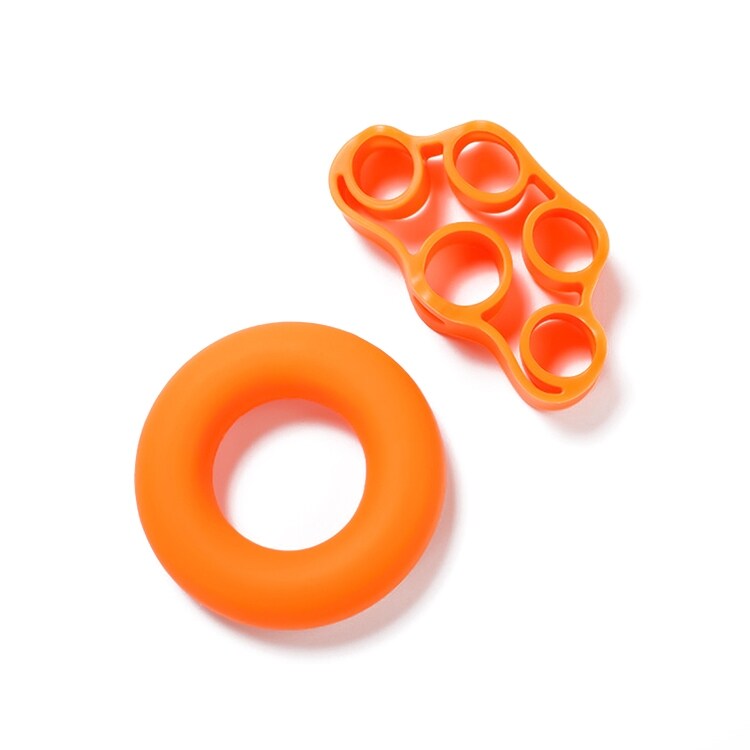 Gripestyrkere – ring + fingerløkker / Gripetreningsring / Fingertrener