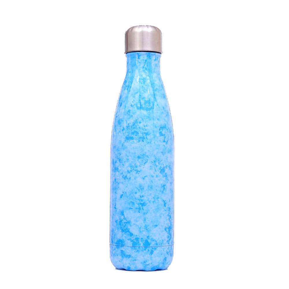 Vannflaske 500 ml rustfritt stål - Blå