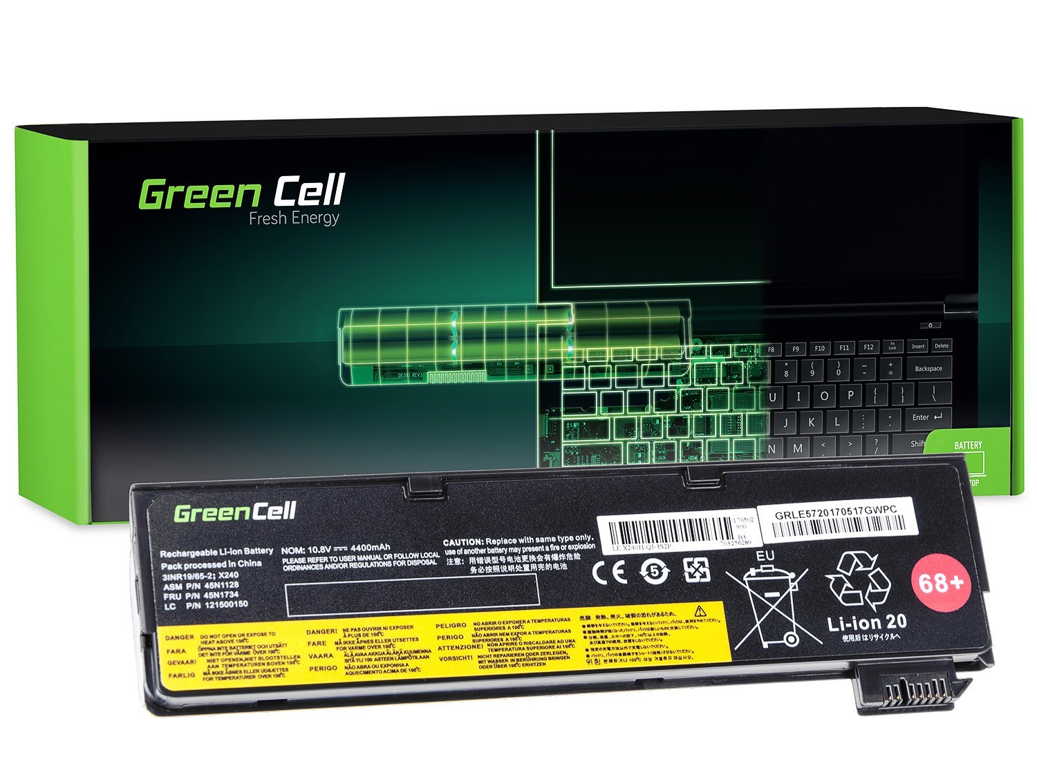 Green Cell laptop batteri til Lenovo ThinkPad T440 L450