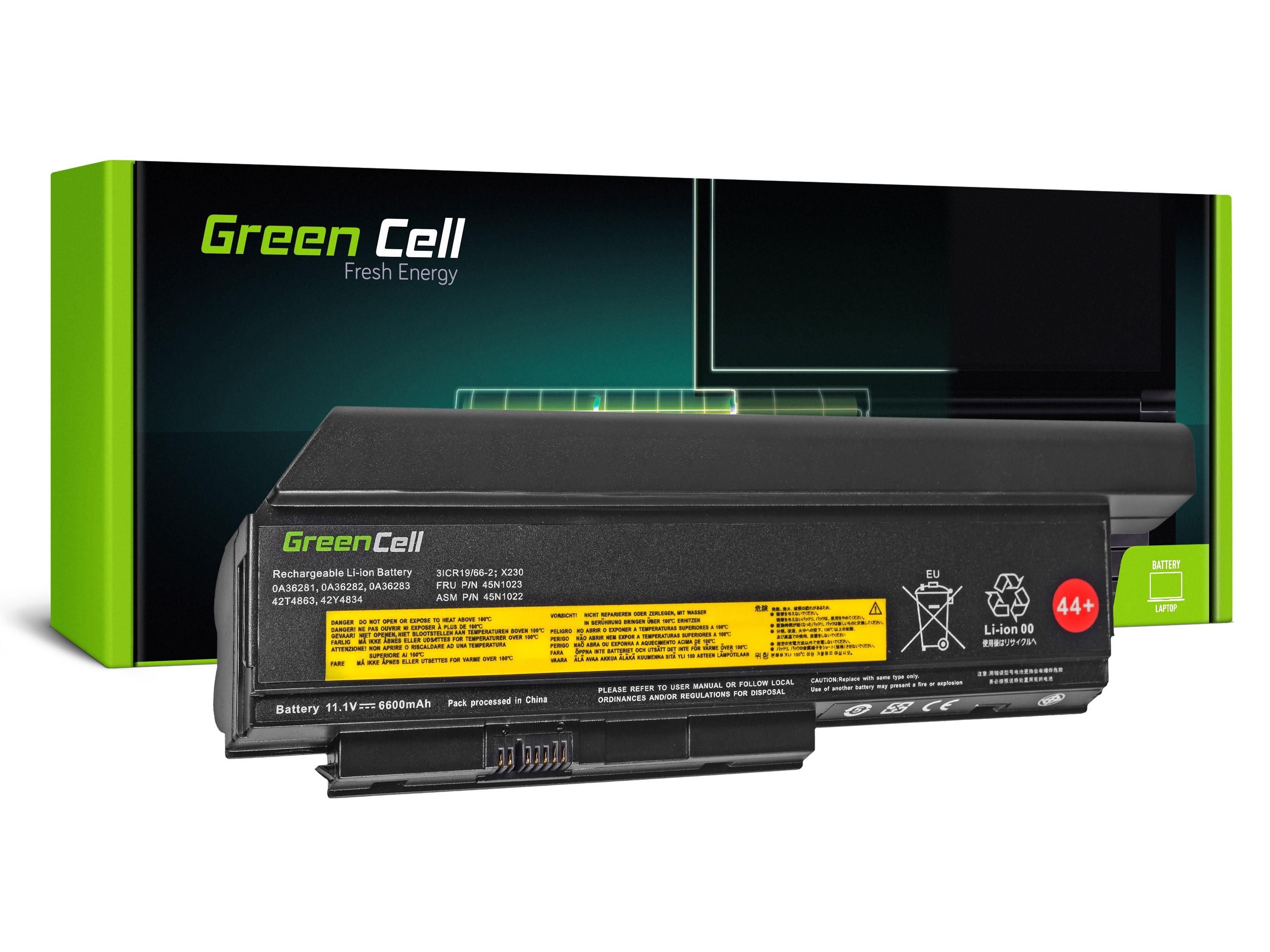 Green Cell laptop batteri til Lenovo ThinkPad X220 X230