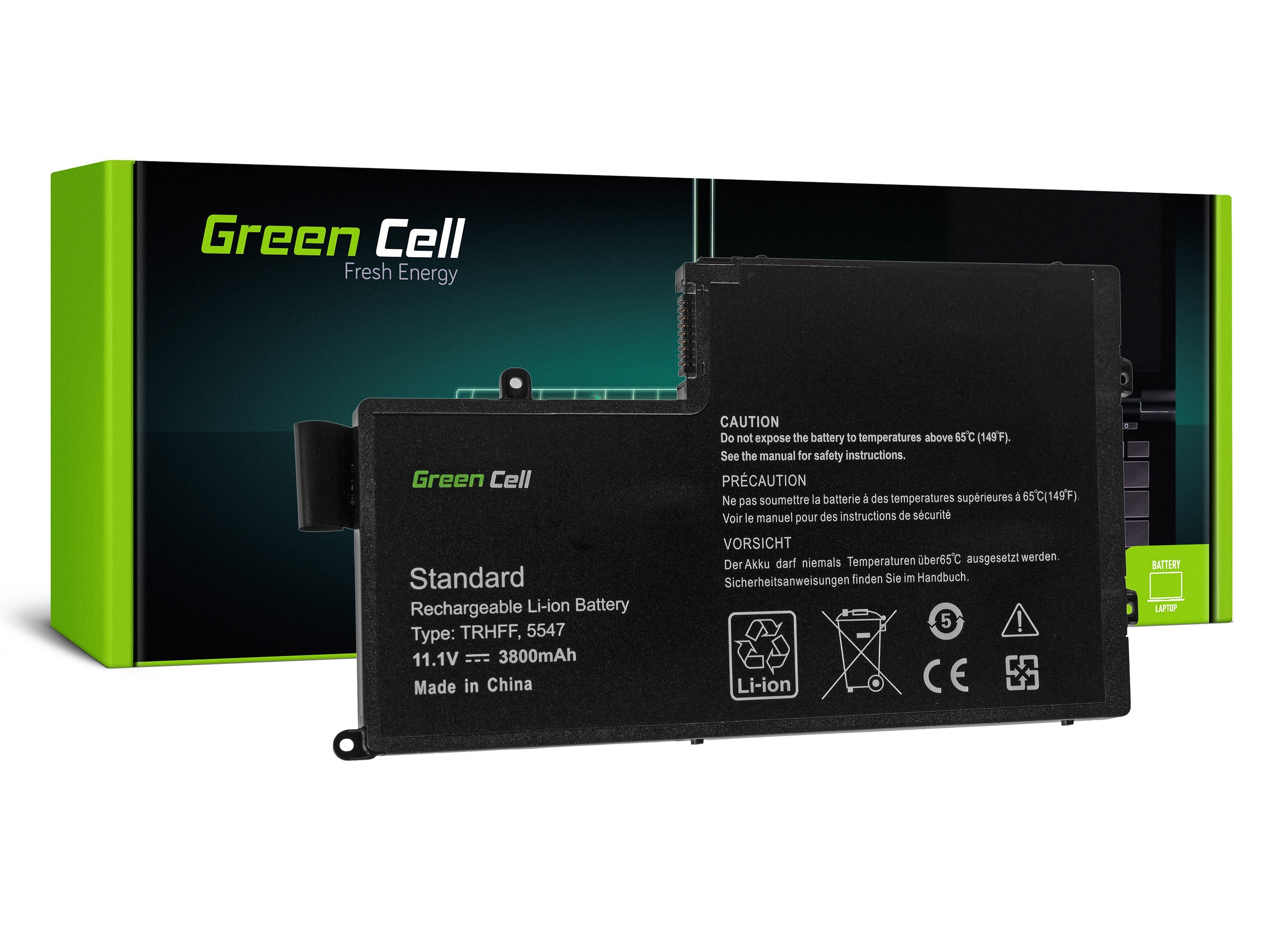 Green Cell laptop batteri til Dell Inspiron 15 5542 5543 5545 5547 5548