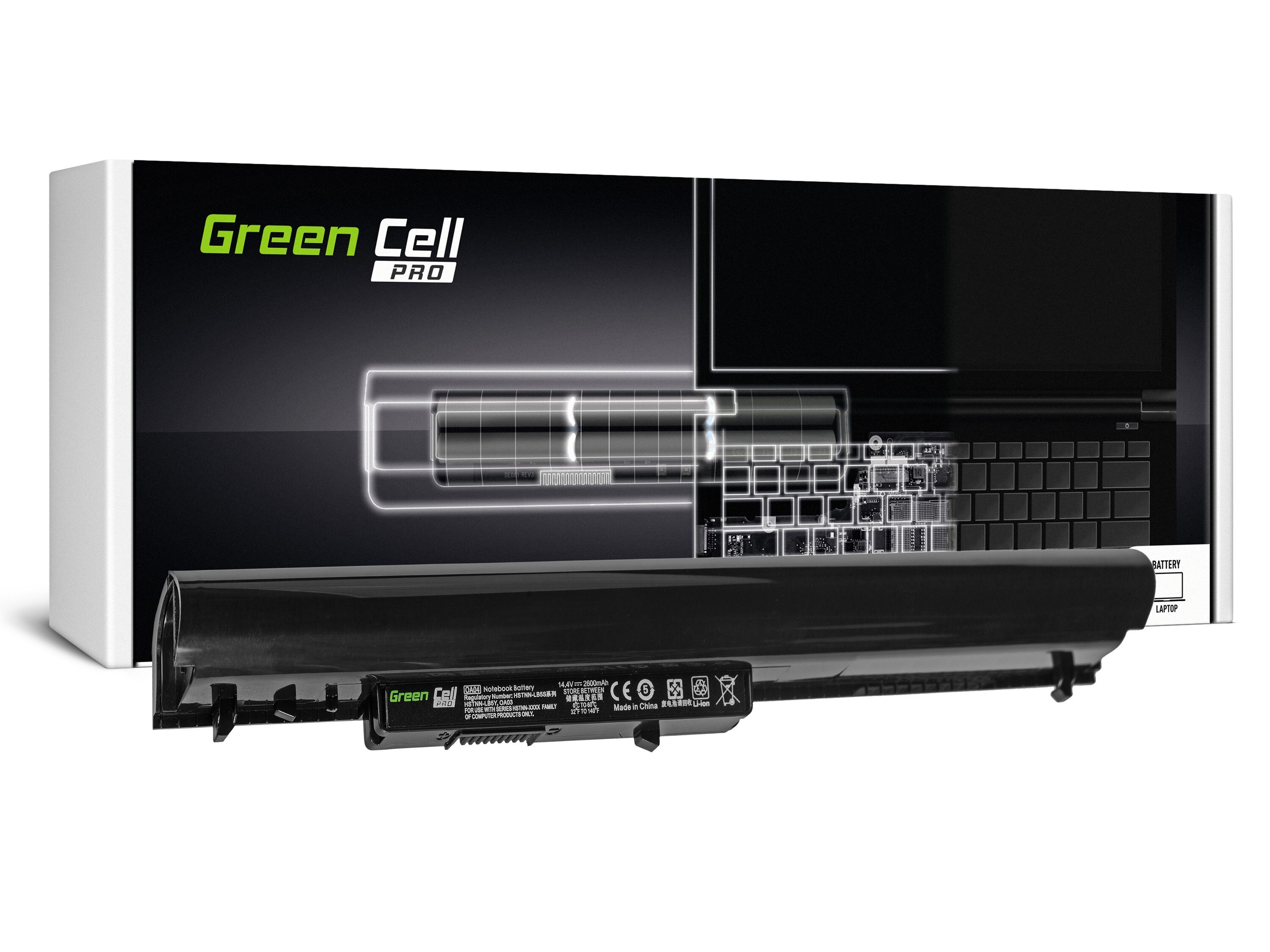 Green Cell PRO laptop batteri til HP HSTNN-LB5S 240 250 255 256 G2