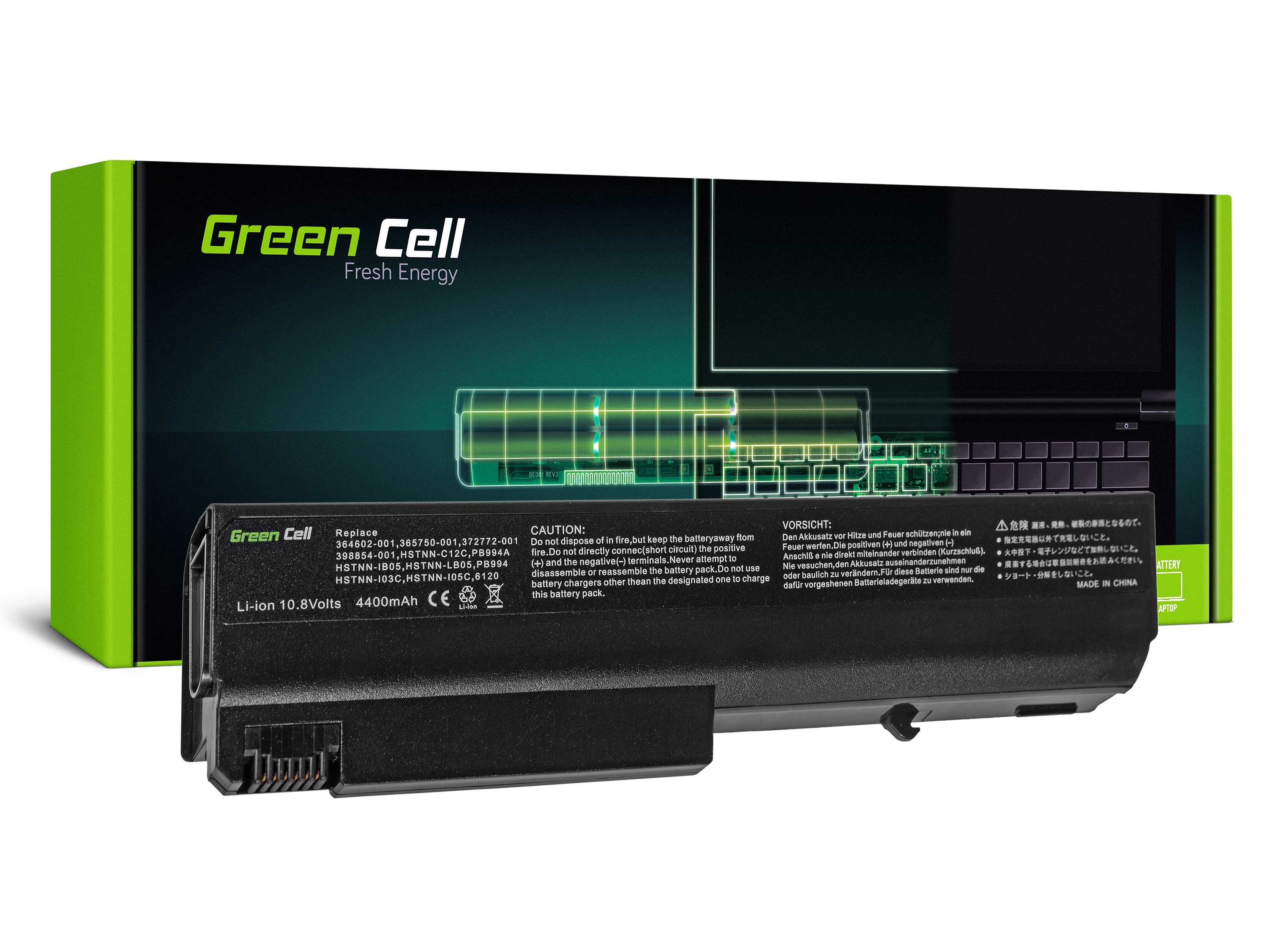 Green Cell laptop batteri til HP Compaq 6100 6200 6300 6900 6910