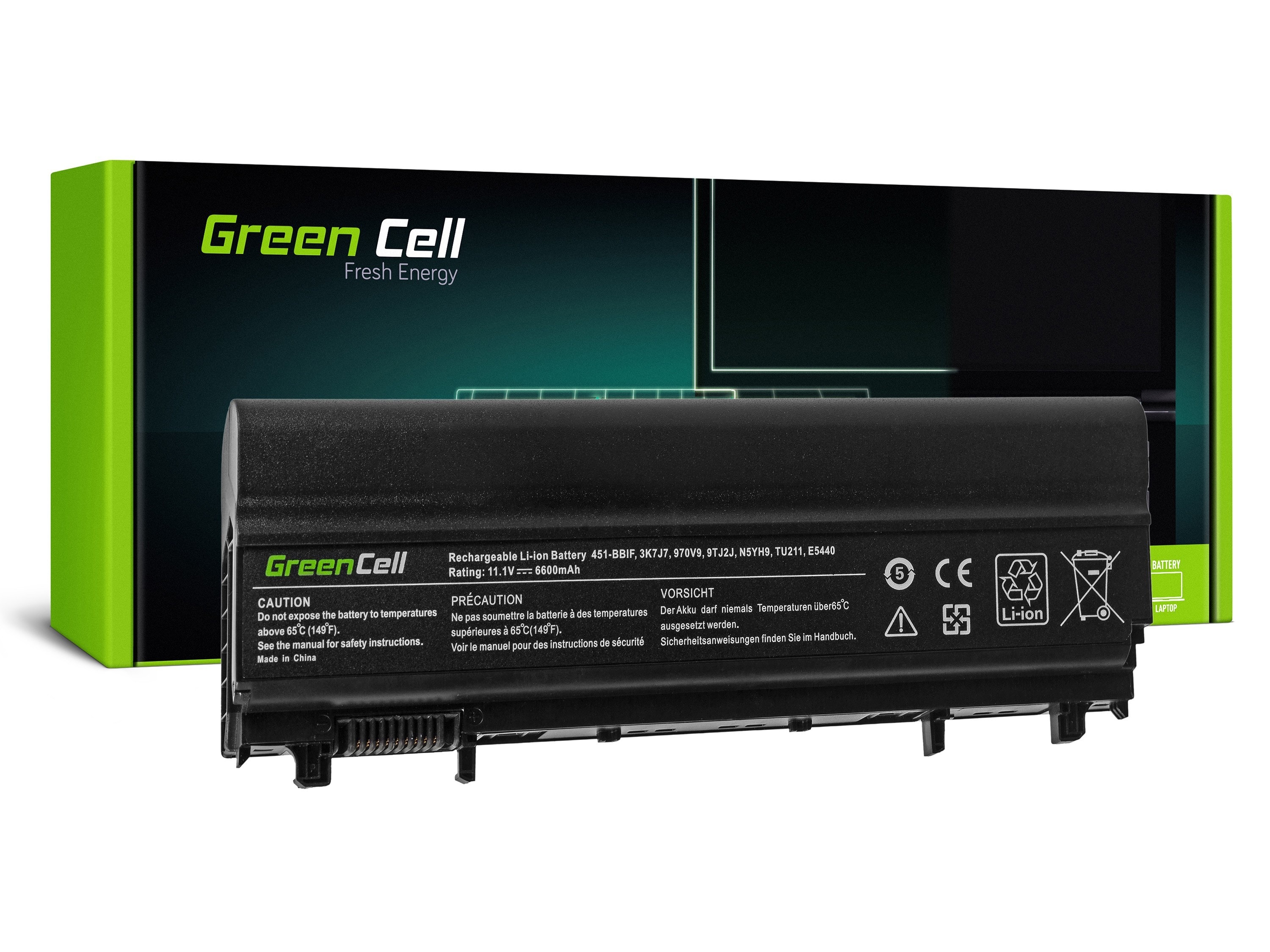Green Cell laptop batteri til Dell Latitude E5440 E5540 P44G