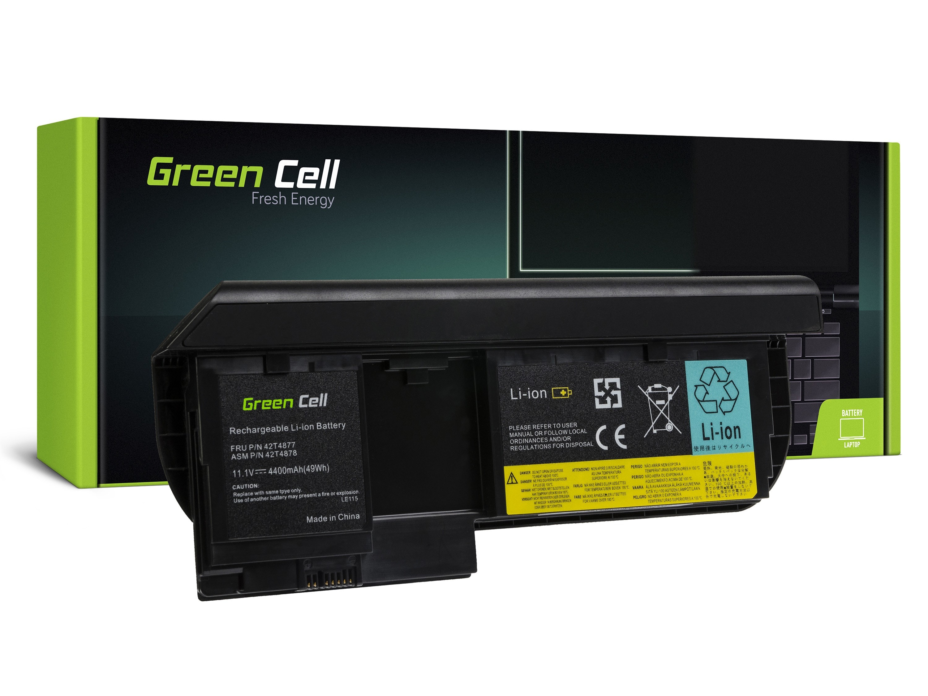 Green Cell laptop batteri til Lenovo ThinkPad Tablet X220 X220i X220t