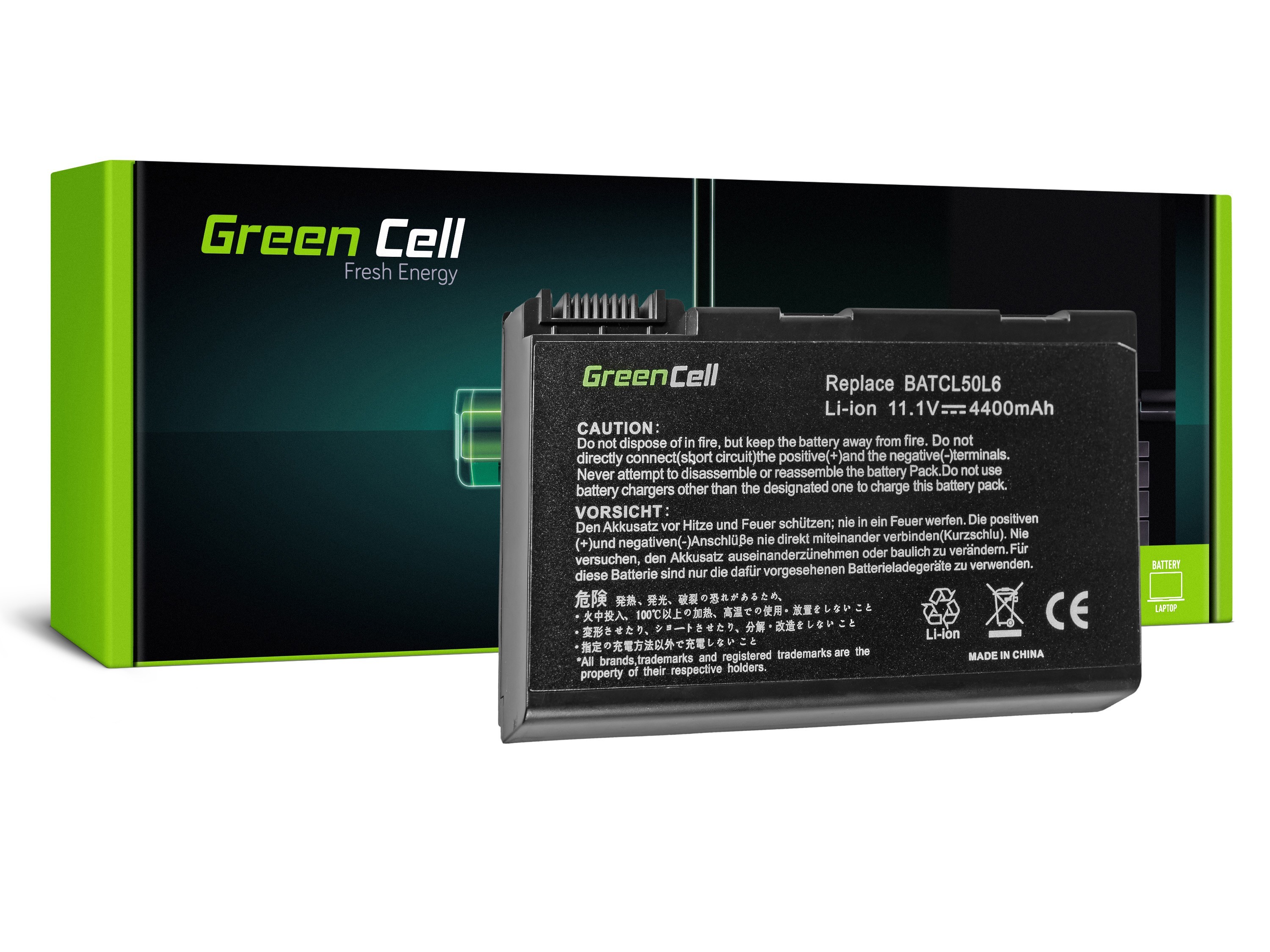 Green Cell laptop batteri til Acer Aspire 3100 3690 5110 5630