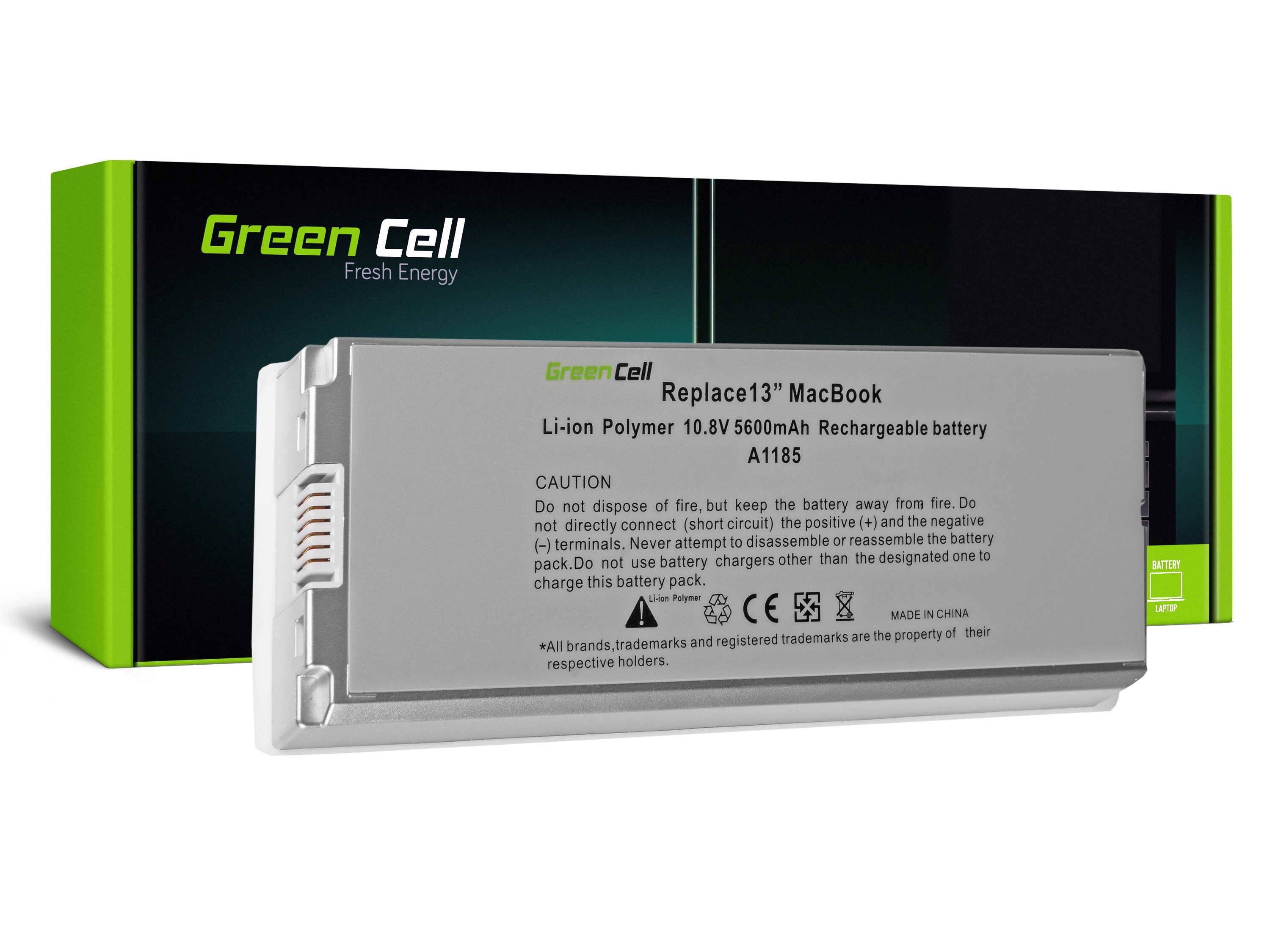 Green Cell laptop batteri til Apple Macbook 13 A1181 2006-2009