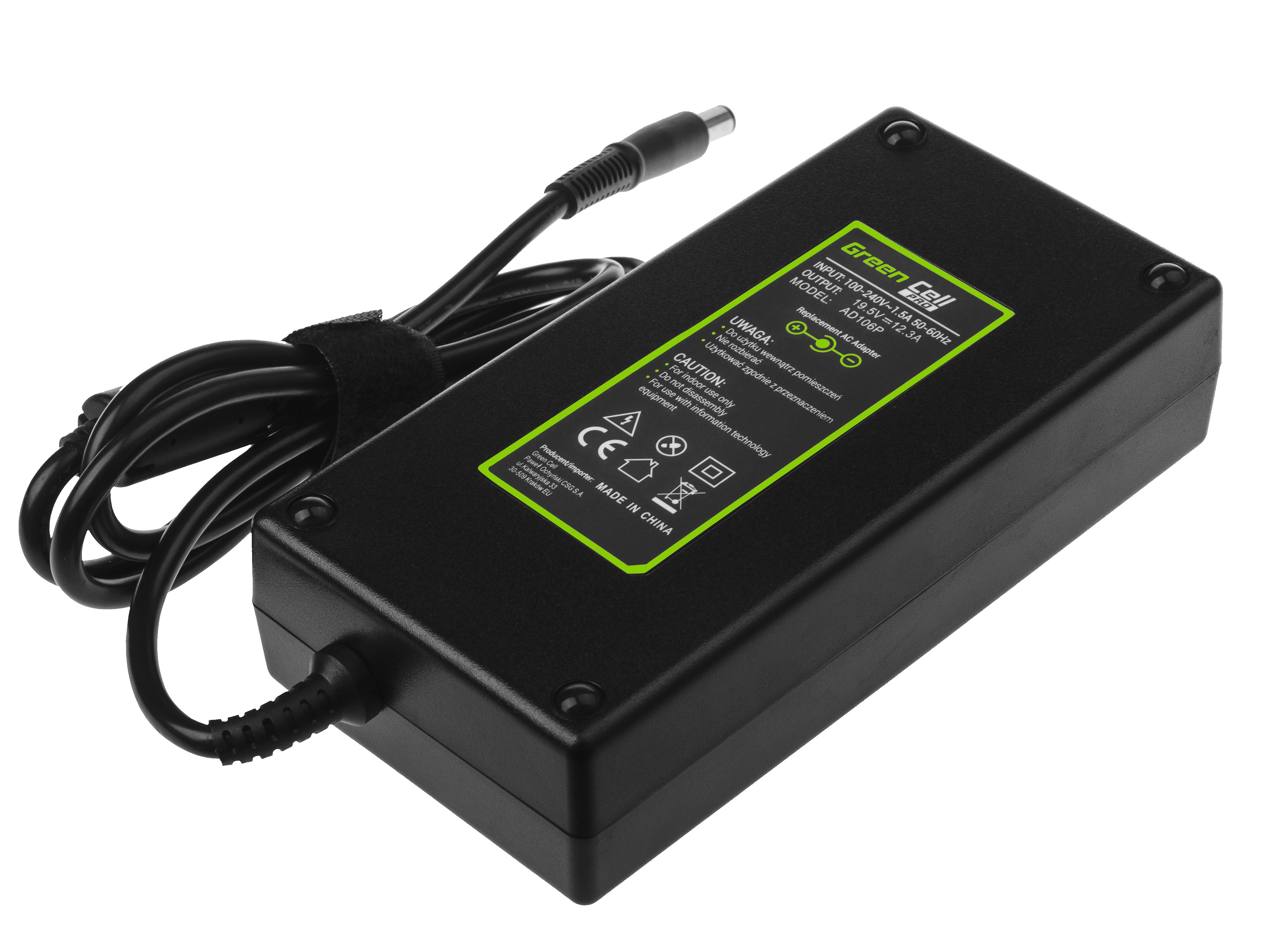 Green Cell PRO lader / AC Adapter til Dell Precision 7510 7710 19.5V 12.3A 240