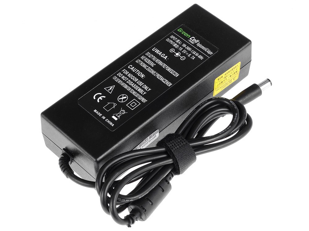 Green Cell PRO lader / AC Adapter til Dell 130W / 19.5V 6.7A / 7.4mm-5.0mm