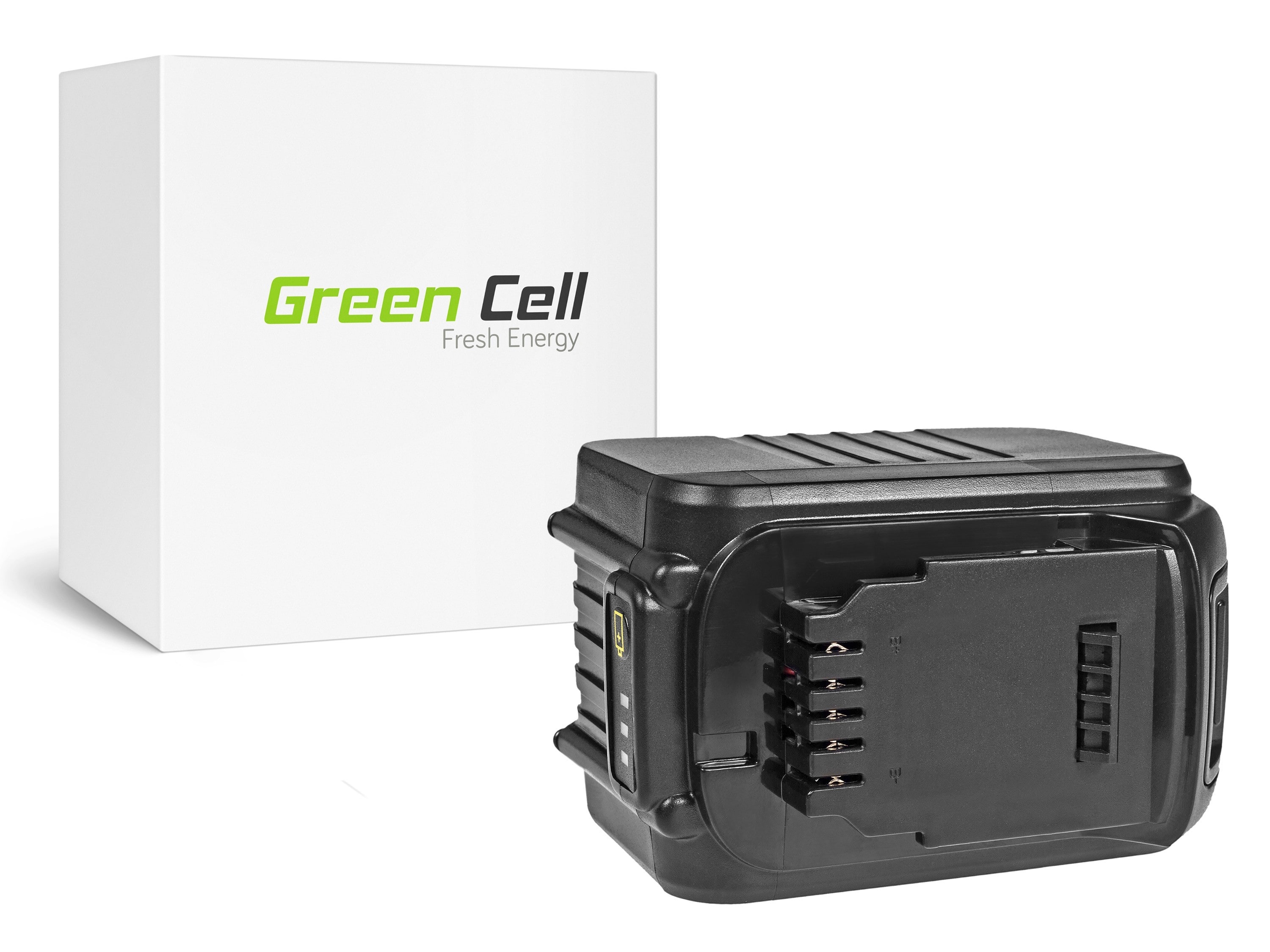 Green Cell Verktøybatteri Dewalt DCB184 DCB182 DCB180 18V 6Ah