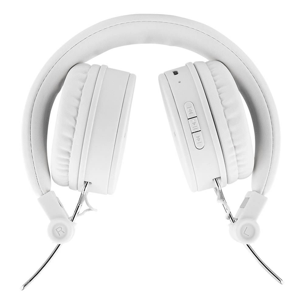 STREETZ Foldbart On-Ear Bluetooth Headset Hvit